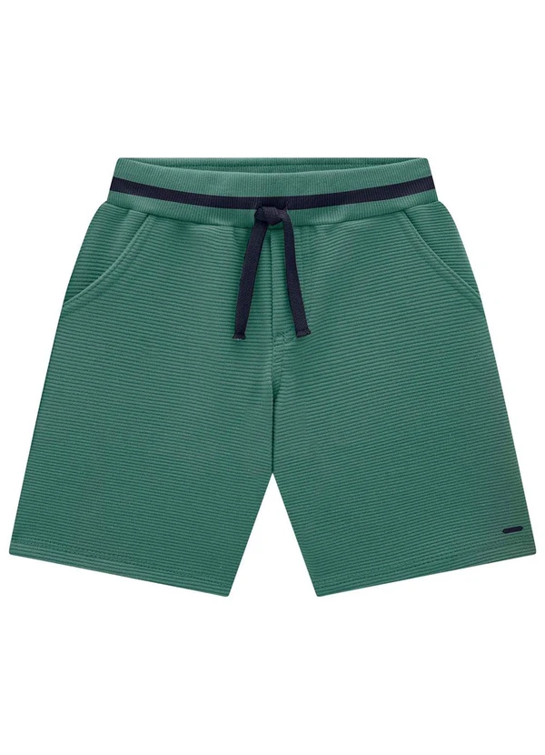 Milon - Bermuda Infantil Menino Básica Verde