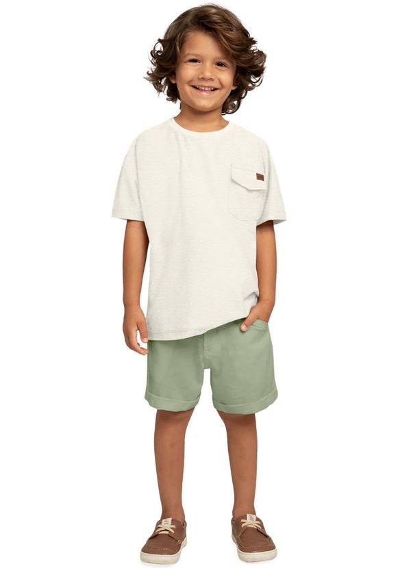 Milon - Bermuda Infantil Menino Básica Verde 2