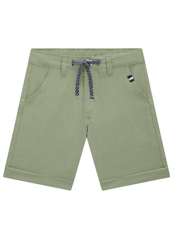 Milon - Bermuda Infantil Menino Básica Verde 3