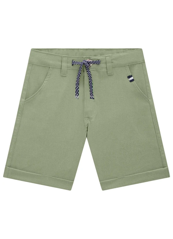 Milon - Bermuda Infantil Menino Básica Verde 3