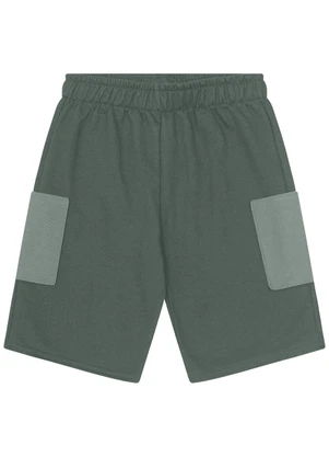 Kyly - Bermuda Infantil Menino Básica Verde - KYLY