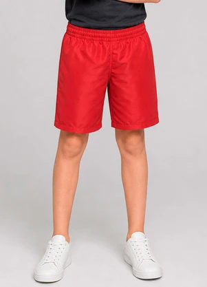 Ioluig - Bermuda Infantil Menino Básica Vermelho - IOLUIG