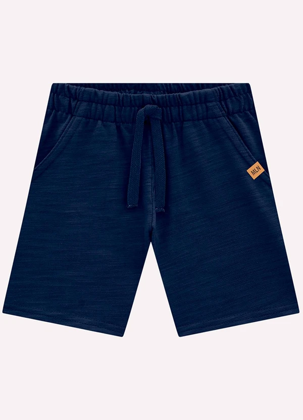 Milon - Bermuda Infantil Menino Básico Milon Azul 3