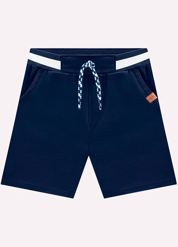 Milon - Bermuda Infantil Menino Básico Milon Azul 3