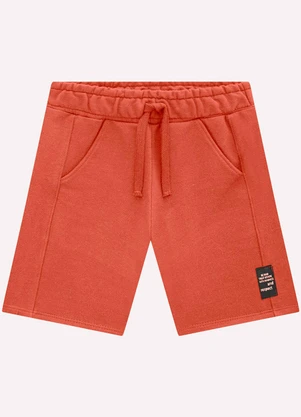 Bermuda Infantil Menino Básico Milon (Laranja) - MILON