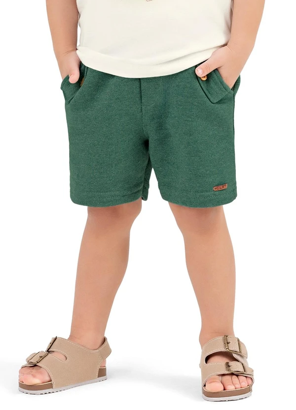Colorittá - Bermuda Infantil Menino Bolsos Colorittá Verde