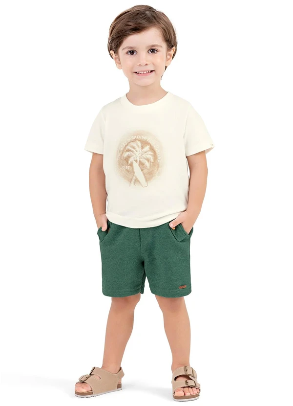 Colorittá - Bermuda Infantil Menino Bolsos Colorittá Verde 2