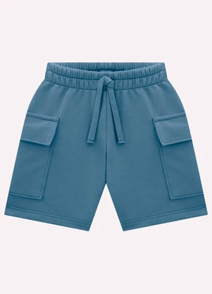 Bermuda Infantil Menino Bolsos Milon (Azul) - MILON