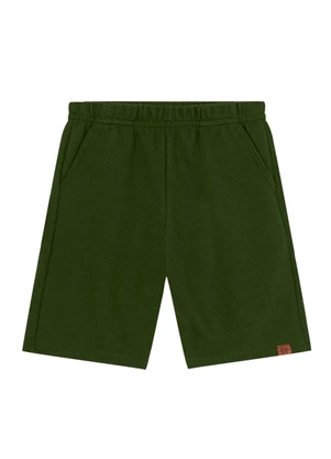 Brandili - Bermuda Infantil Menino Canelada Verde - BRANDILI