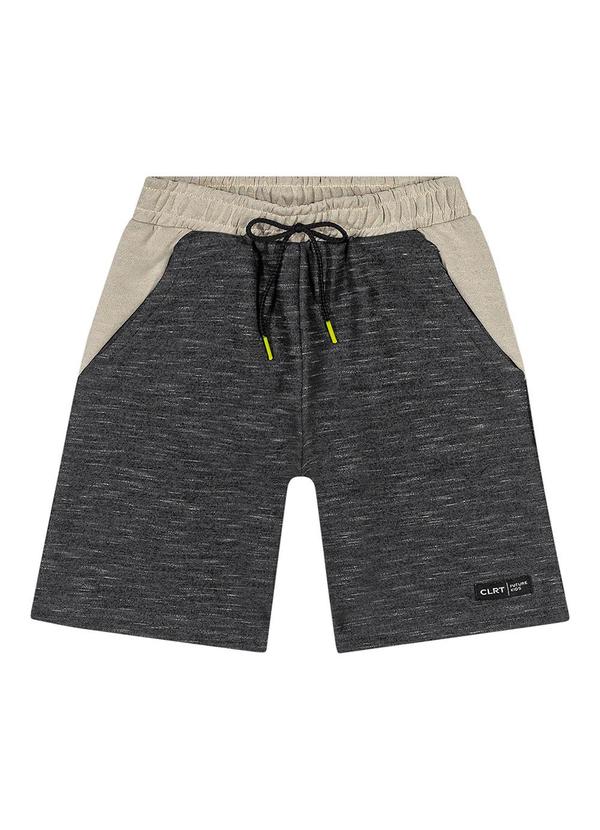 Colorittá - Bermuda Infantil Menino Coloritta Preto