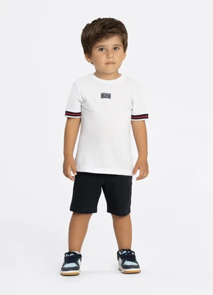 Alakazoo - Bermuda Infantil Menino com Bolsos Azul - ALAKAZOO