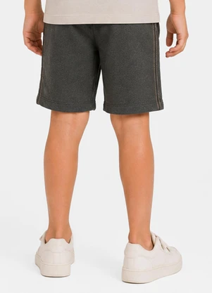 Rovi Kids - Bermuda Infantil Menino com Estampa Preto - ROVI KIDS