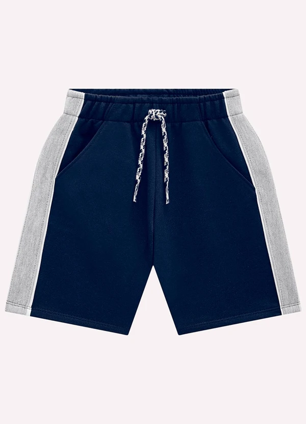 Milon - Bermuda Infantil Menino em Algodão Milon Azul 3