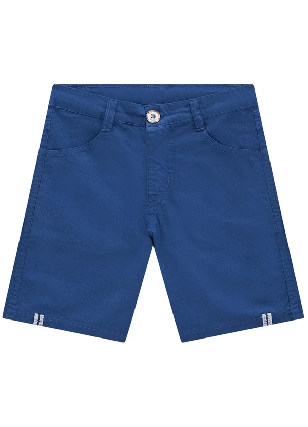 Milon - Bermuda Infantil Menino em Algodão Milon Azul 3