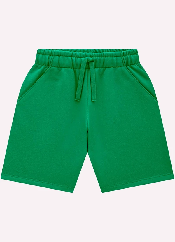 Milon - Bermuda Infantil Menino em Algodão Milon Verde