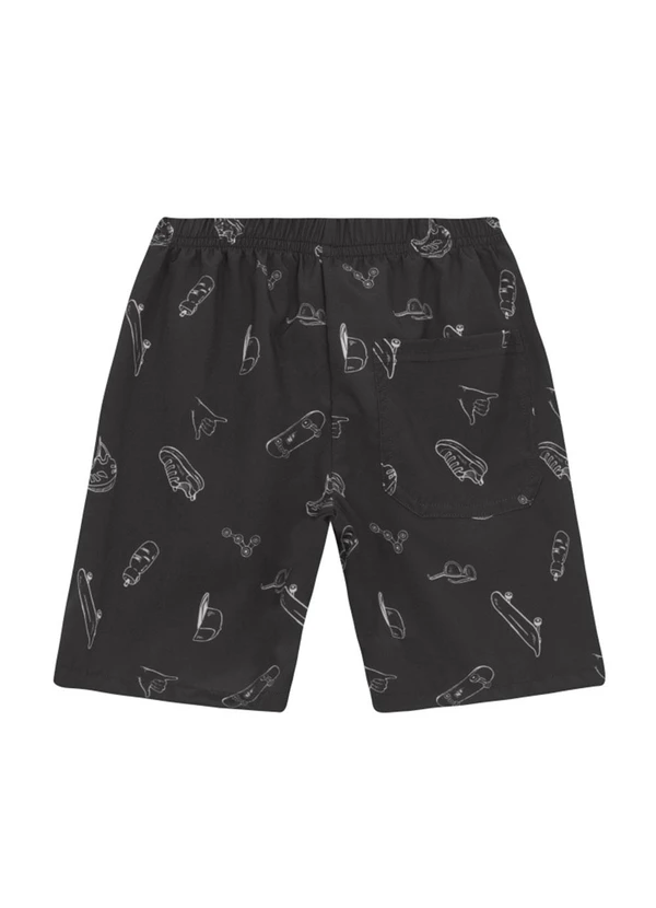 Brandili - Bermuda Infantil Menino em Microfibra Cinza 6