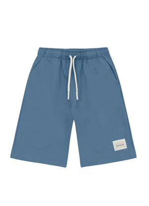 Brandili - Bermuda Infantil Menino em Moletinho Azul - BRANDILI