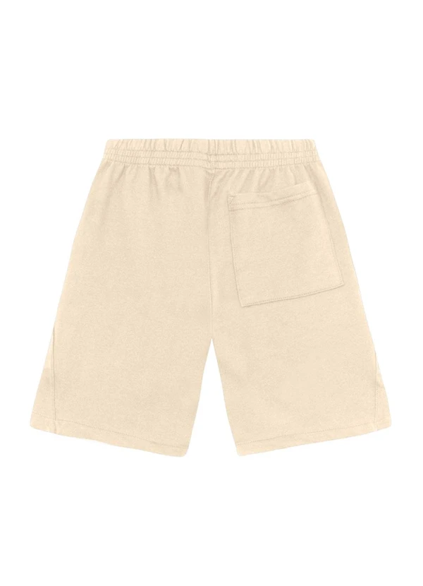 Brandili - Bermuda Infantil Menino em Moletinho Natural 2