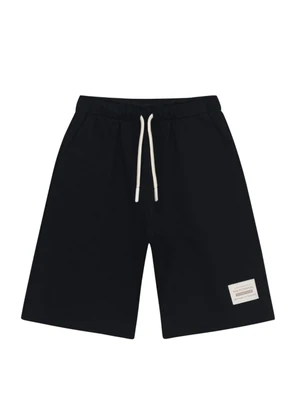Brandili - Bermuda Infantil Menino em Moletinho Preto - BRANDILI