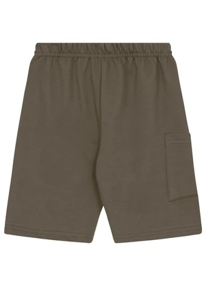 Bermuda Infantil Menino em Moletom Bee Loop Verde - BEE LOOP