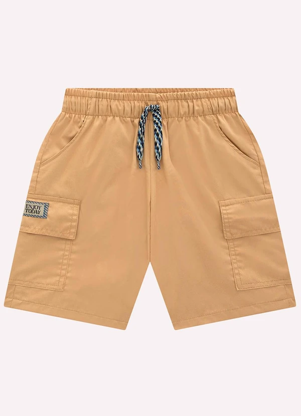 Milon - Bermuda Infantil Menino em Sarja Milon Marrom 3