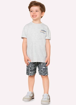 Bermuda Infantil Menino Estampa Milon (Azul) - MILON