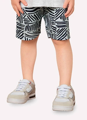 Bermuda Infantil Menino Estampa Milon (Azul) - MILON