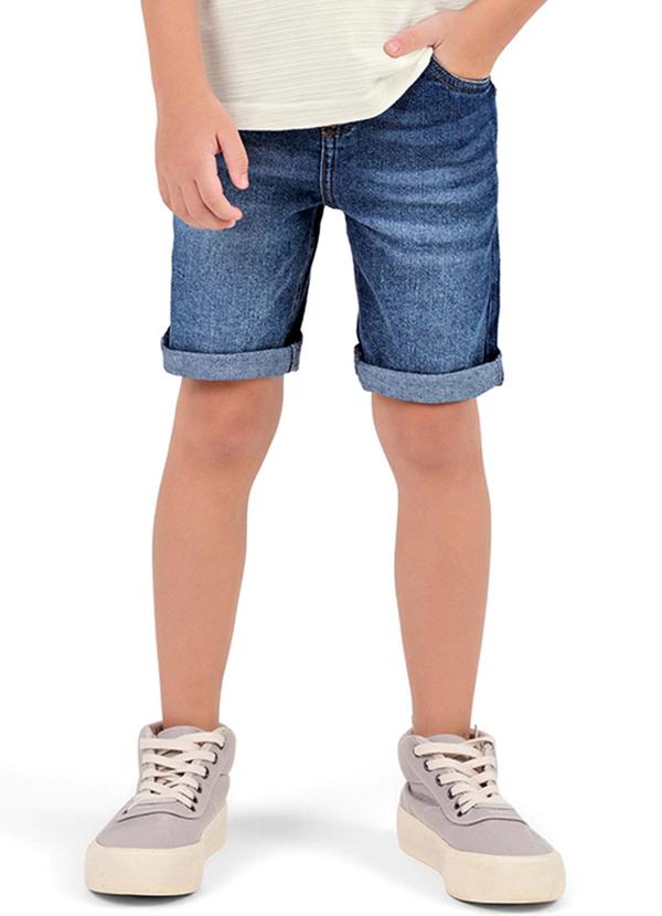 Colorittá - Bermuda Infantil Menino Jeans Colorittá Azul 1