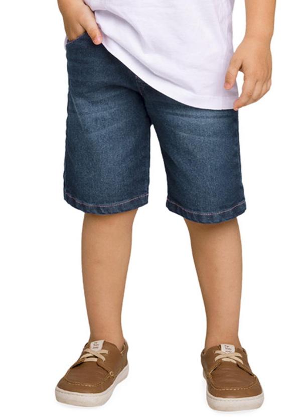 Milon - Bermuda Infantil Menino Jeans
