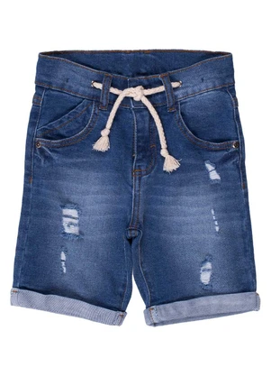 Milon - Bermuda Infantil Menino Jeans - MILON