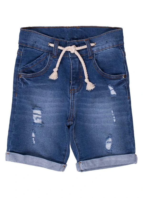 Milon - Bermuda Infantil Menino Jeans