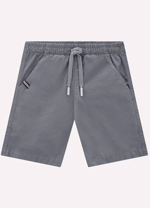 Bermuda Infantil Menino Liso Milon (Cinza) - MILON
