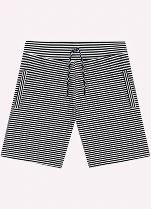 Bermuda Infantil Menino Listras Milon (Preto) - MILON