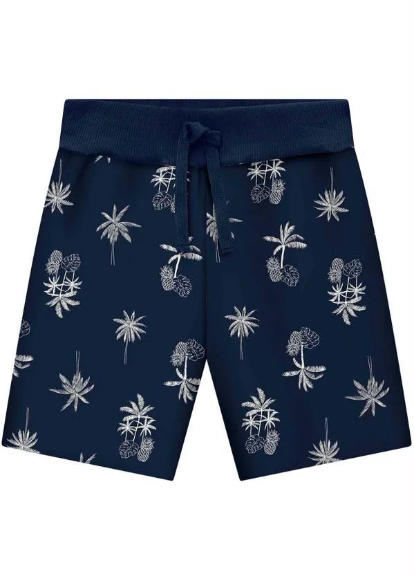 Milon - Bermuda Infantil Menino Marinho