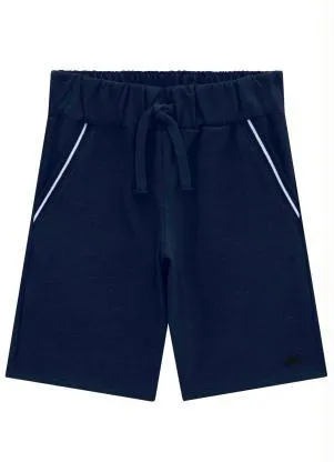Milon - Bermuda Infantil Menino Marinho - MILON