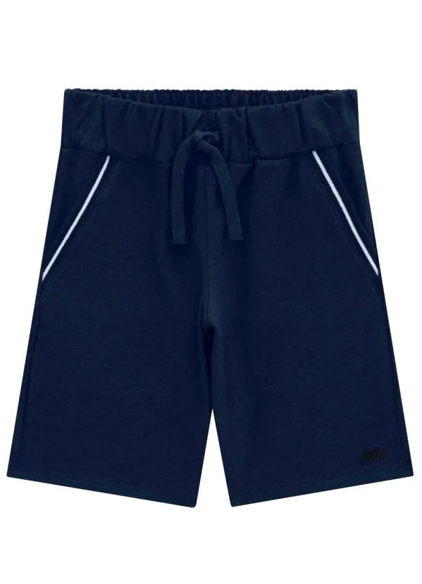 Milon - Bermuda Infantil Menino Marinho