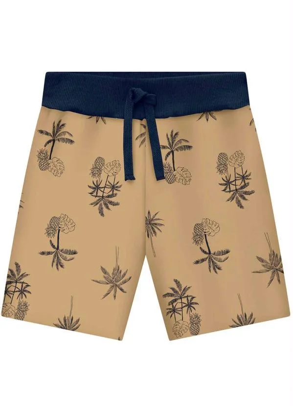 Milon - Bermuda Infantil Menino Marrom