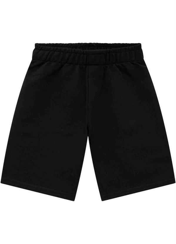 Kyly - Bermuda Infantil Menino Preto