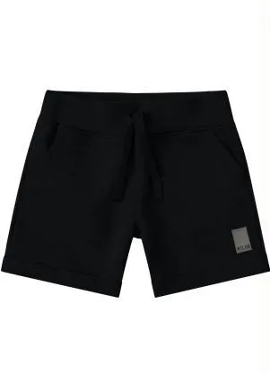 Milon - Bermuda Infantil Menino Preto - MILON