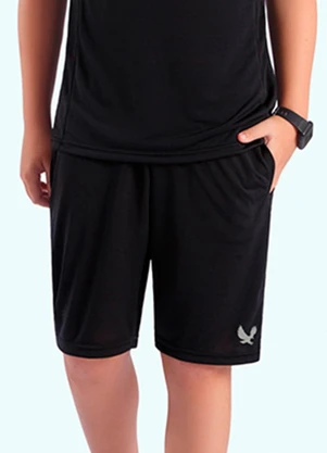 Ddk - Bermuda Infantil Menino Preto - DDK