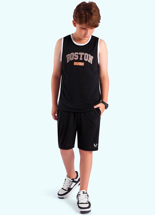 Ddk - Bermuda Infantil Menino Preto 2