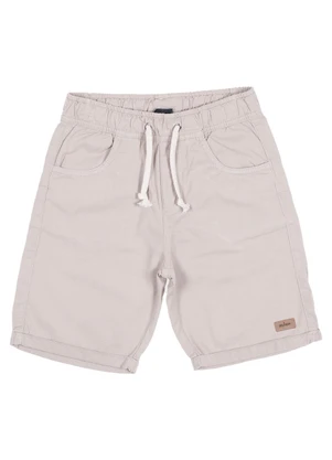 Milon - Bermuda Infantil Menino Sarja Bege - MILON