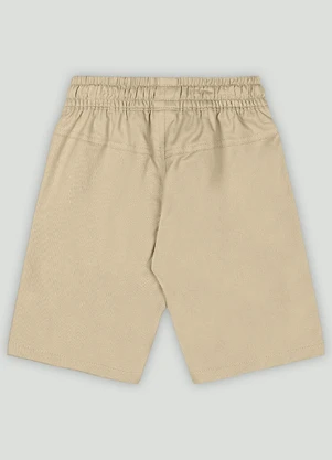 Bermuda Infantil Menino Sobrepostos Up Baby Bege - UP BABY