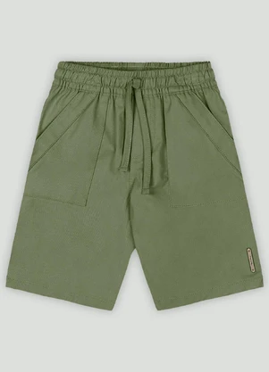 Bermuda Infantil Menino Sobrepostos Up Baby Verde - UP BABY