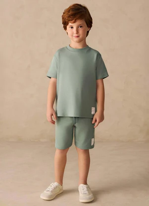 Colorittá - Bermuda Infantil Menino Timeless Verde - COLORITTÁ