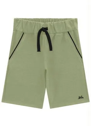Milon - Bermuda Infantil Menino Verde - MILON