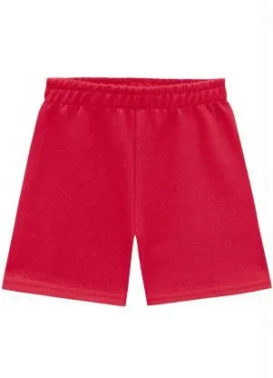 Kyly - Bermuda Infantil Menino Vermelho - KYLY
