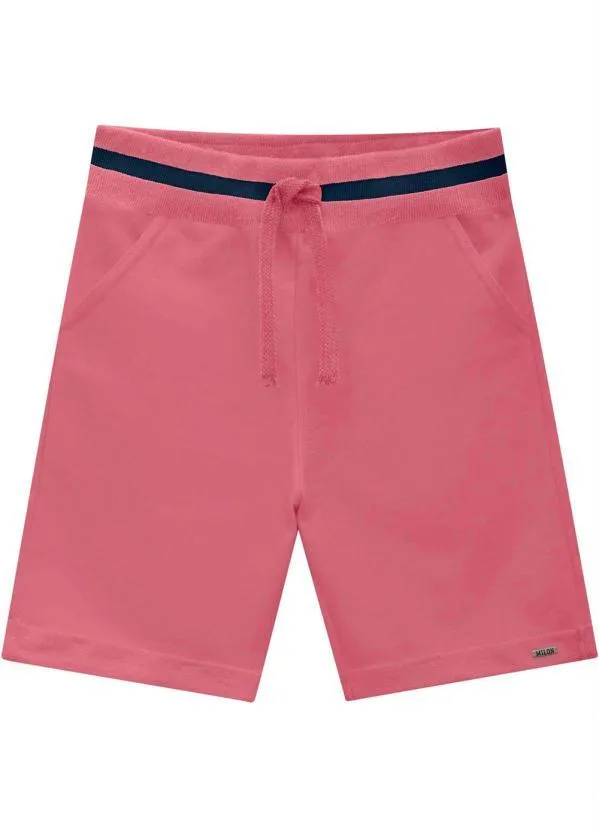 Milon - Bermuda Infantil Menino Vermelho
