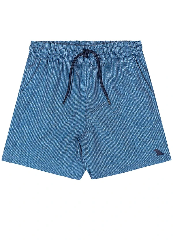 Quimby - Bermuda Infantil Microfibra Tropical Azul 3