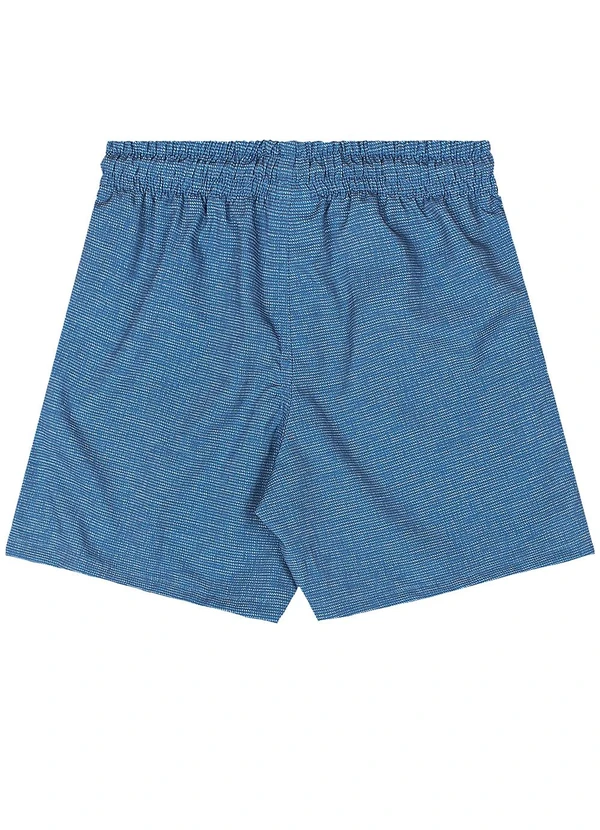 Quimby - Bermuda Infantil Microfibra Tropical Azul 4